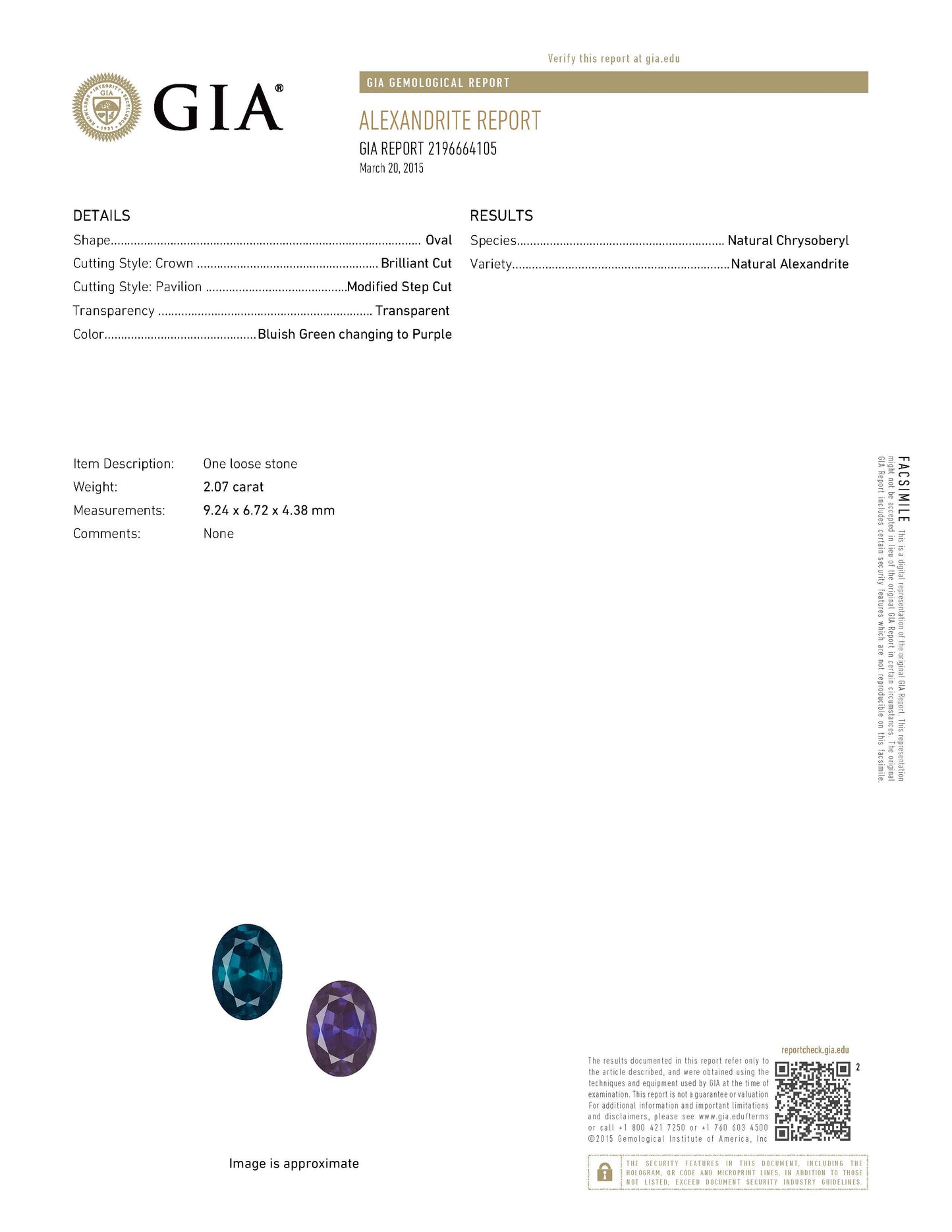 2ct アレキサンドライトxダイヤモンドプラチナ製リング(AL:2.07ct D:1.77ct Pt950) GIA付き