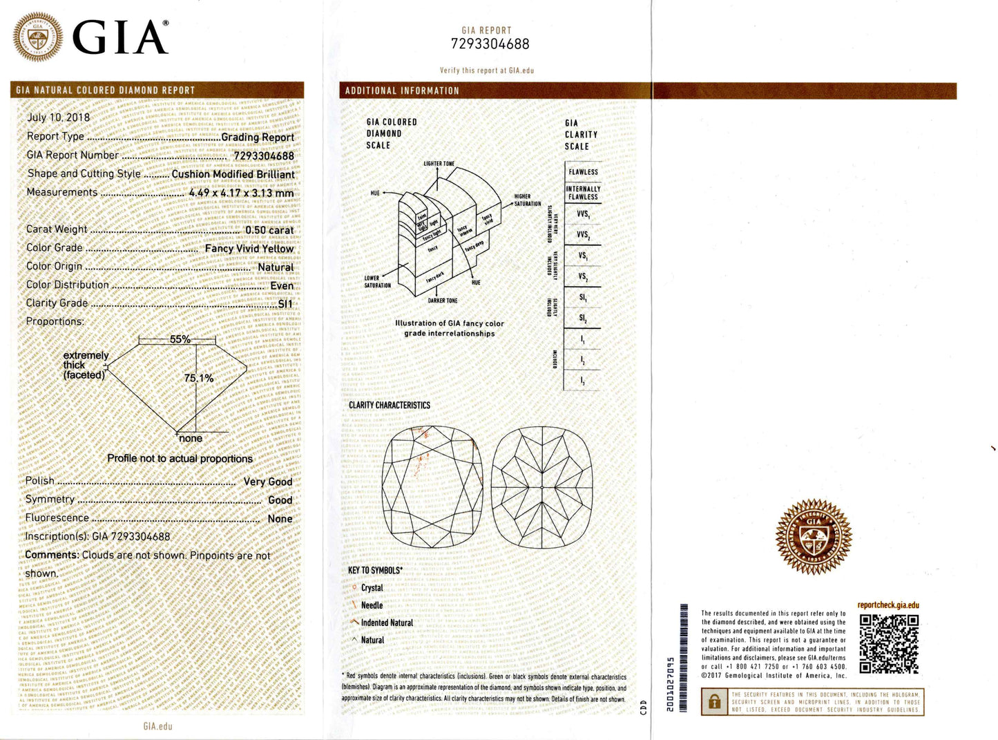 0.50ct ジミーイエローダイヤモンド ファンシービビッドイエローダイヤモンドリング 0.50ct SI1 GIA Zimmi yellow Fancy vivid yellow diamonds