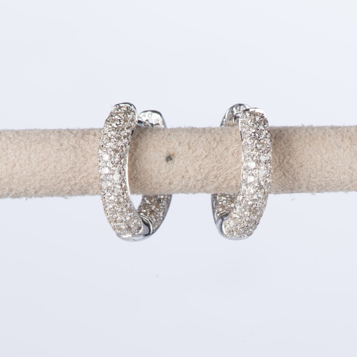 ダイヤモンド ホワイトゴールドリイヤリング D: 0.76ct (0.38ct D: 0.38ct )K18WG