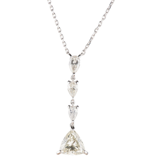 2.48ct VLYカラー SI2 ダイヤモンドペンダント プラチナ900/850製