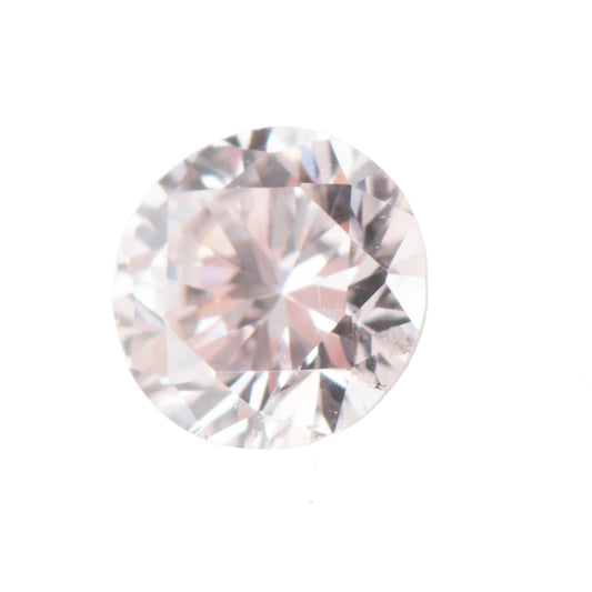 0.124ct, ベリーライトパープリッシュピンクダイヤモンド, SI1, ラウンド, CGL