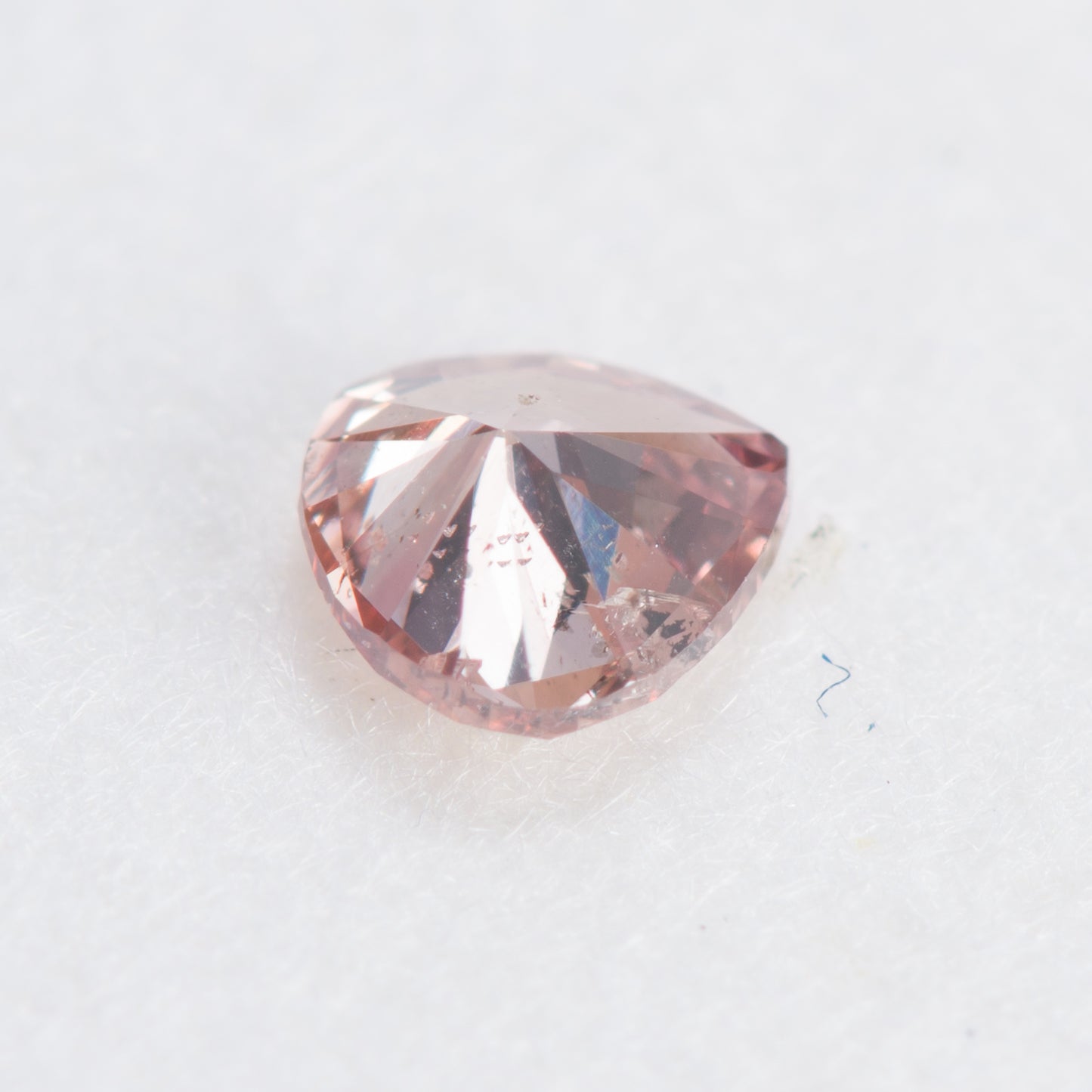 0.109ct, ファンシーディープブラウニッシュピンクダイヤモンド, SI2, ラウンド, CGL Fancy Deep brownish pink