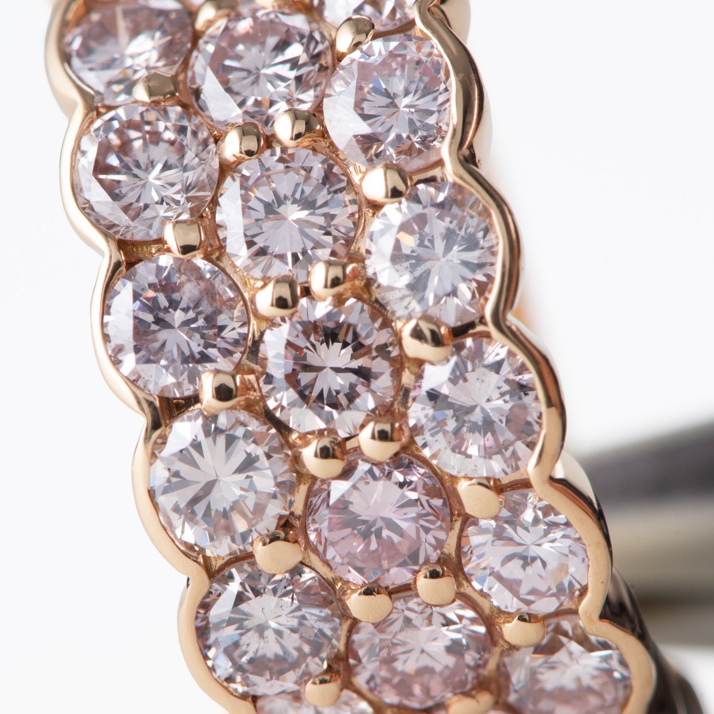 3.40ct ピンクダイヤモンド パヴェリング ピンクゴールド製 PD3.40ct K18PG