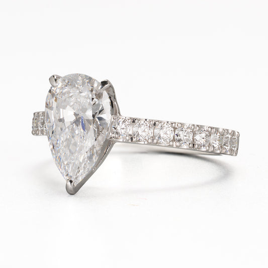 1.7ct ダイヤモンドエンゲージリングD IF (1.73ct D IF GIA Pt950)