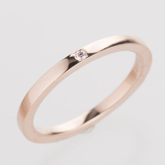 マリッジリング Vow 2mm アーガイルピンクダイヤモンド ピンクゴールド750