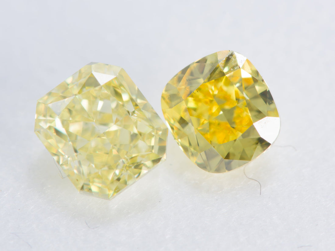 カラーダイヤモンドの色の評価に関して 03 -同じファンシーでも価値が違うのか-