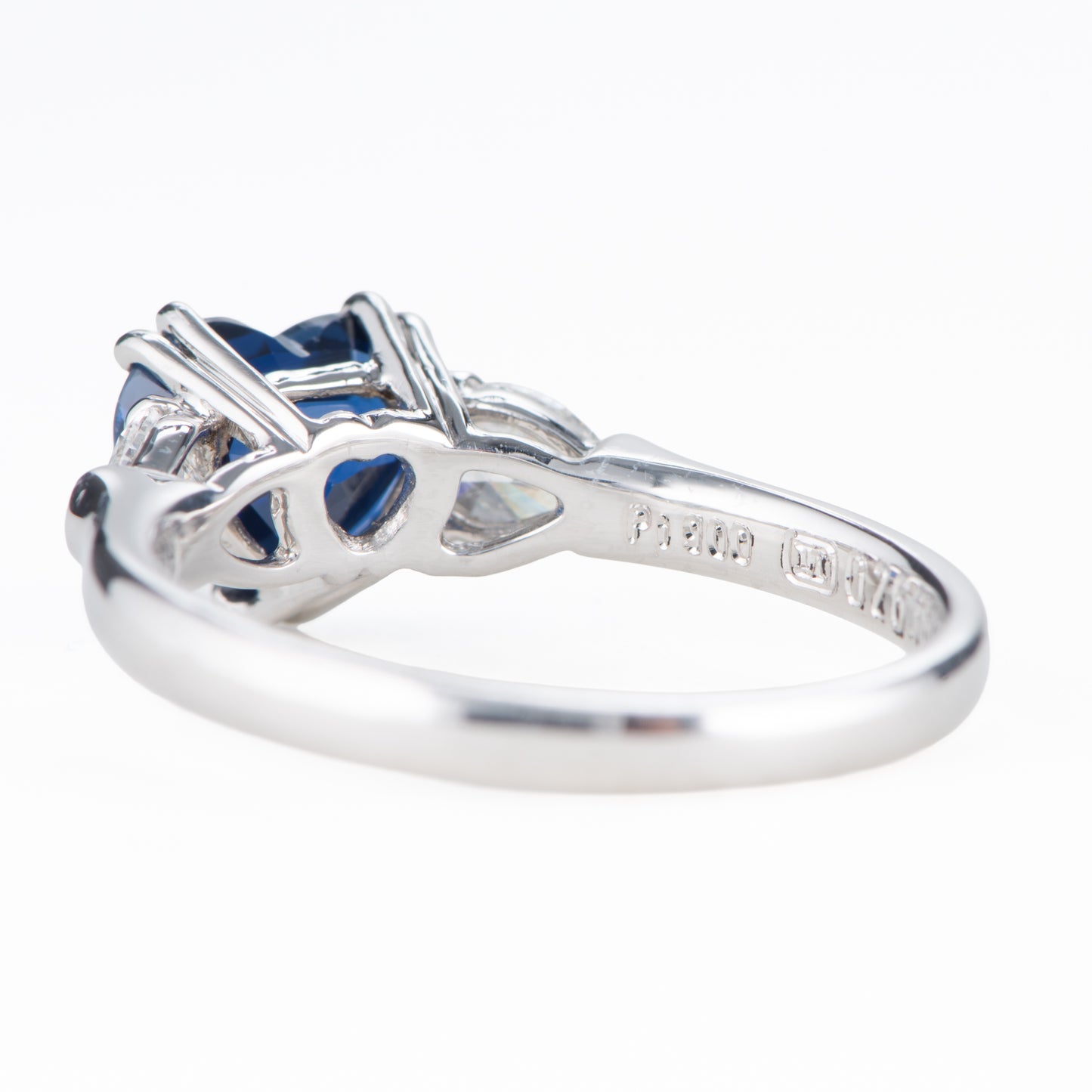 ロイヤルブルーサファイアxダイヤモンド プラチナリング S: 1.73ct D: 0.43ct Pt900