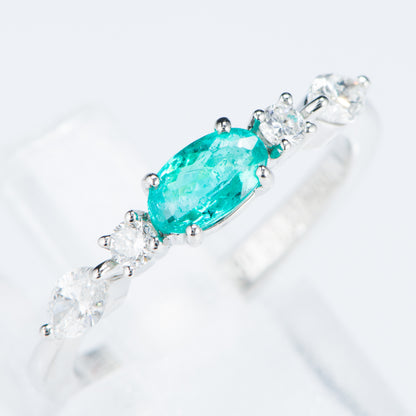 ブラジル産パライバトルマリン　グリンブルー GIA