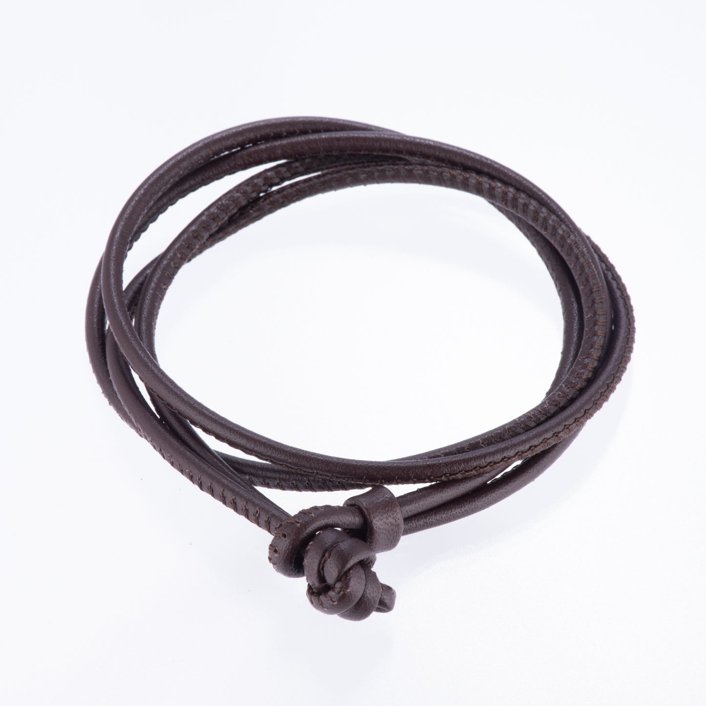 レザーブレスレット兼チョーカー ブラウン ドイツ製