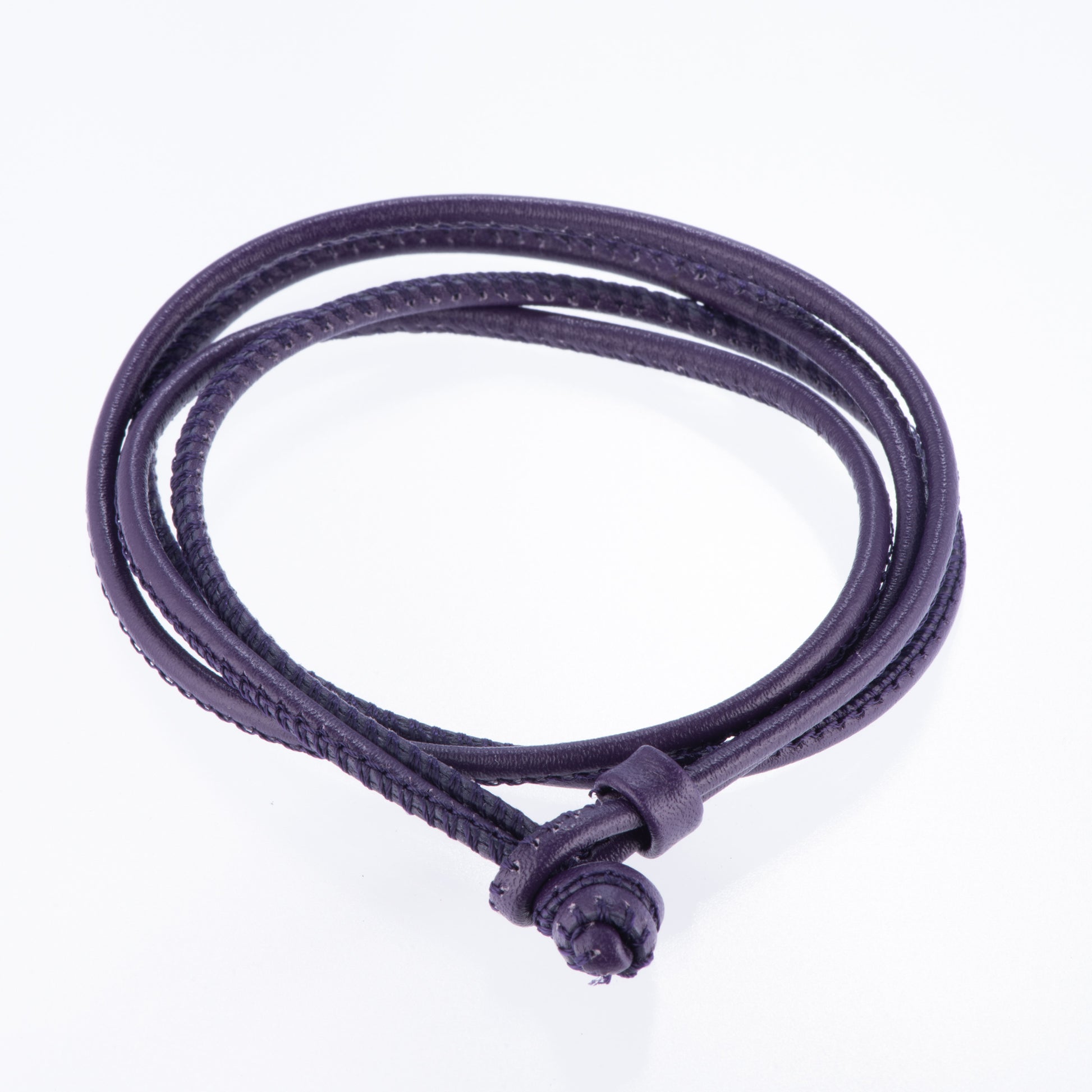 レザーブレスレット兼チョーカー バイオレット ドイツ製