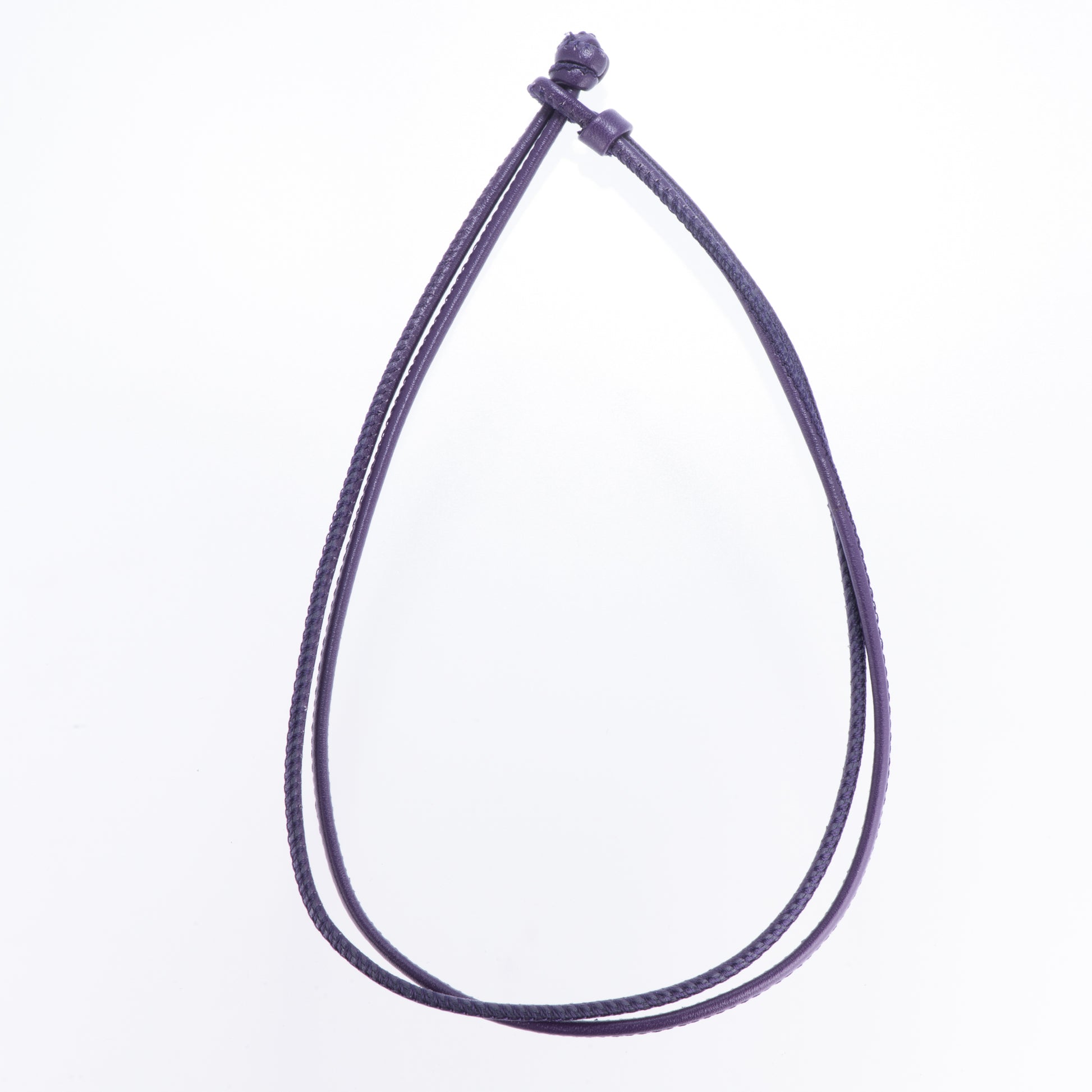 レザーブレスレット兼チョーカー バイオレット ドイツ製