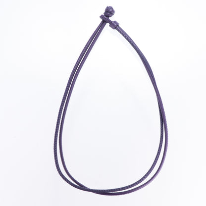 レザーブレスレット兼チョーカー バイオレット ドイツ製