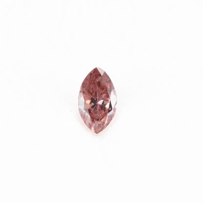 0.04ct Fancy Deep Orangy Pink ファンシーディープオレンジーピンクダイヤモンド マーキース GIA