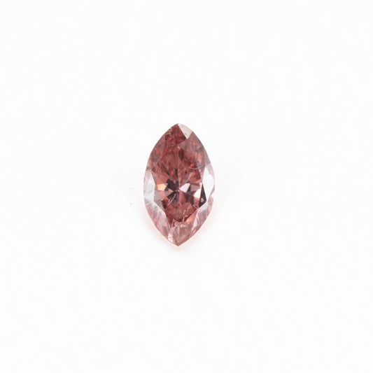 0.04ct Fancy Deep Orangy Pink ファンシーディープオレンジーピンクダイヤモンド マーキース GIA