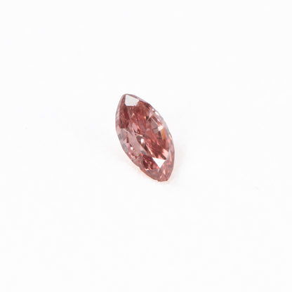 0.04ct Fancy Deep Orangy Pink ファンシーディープオレンジーピンクダイヤモンド マーキース GIA