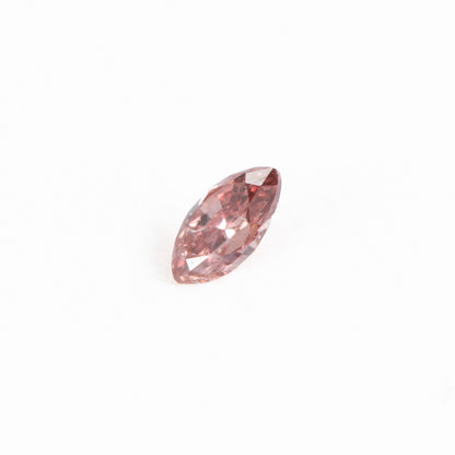 0.04ct Fancy Deep Orangy Pink ファンシーディープオレンジーピンクダイヤモンド マーキース GIA