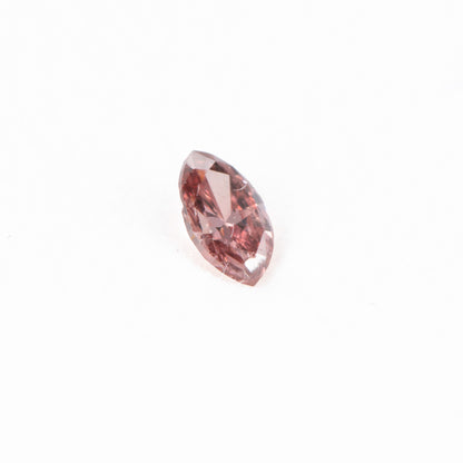 0.04ct Fancy Deep Orangy Pink ファンシーディープオレンジーピンクダイヤモンド マーキース GIA