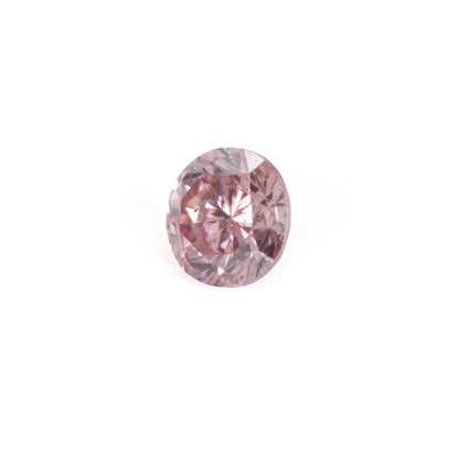 0.09ct Fancy Brownish Pink ファンシーブラウニッシュピンクダイヤモンド ラウンド GIA