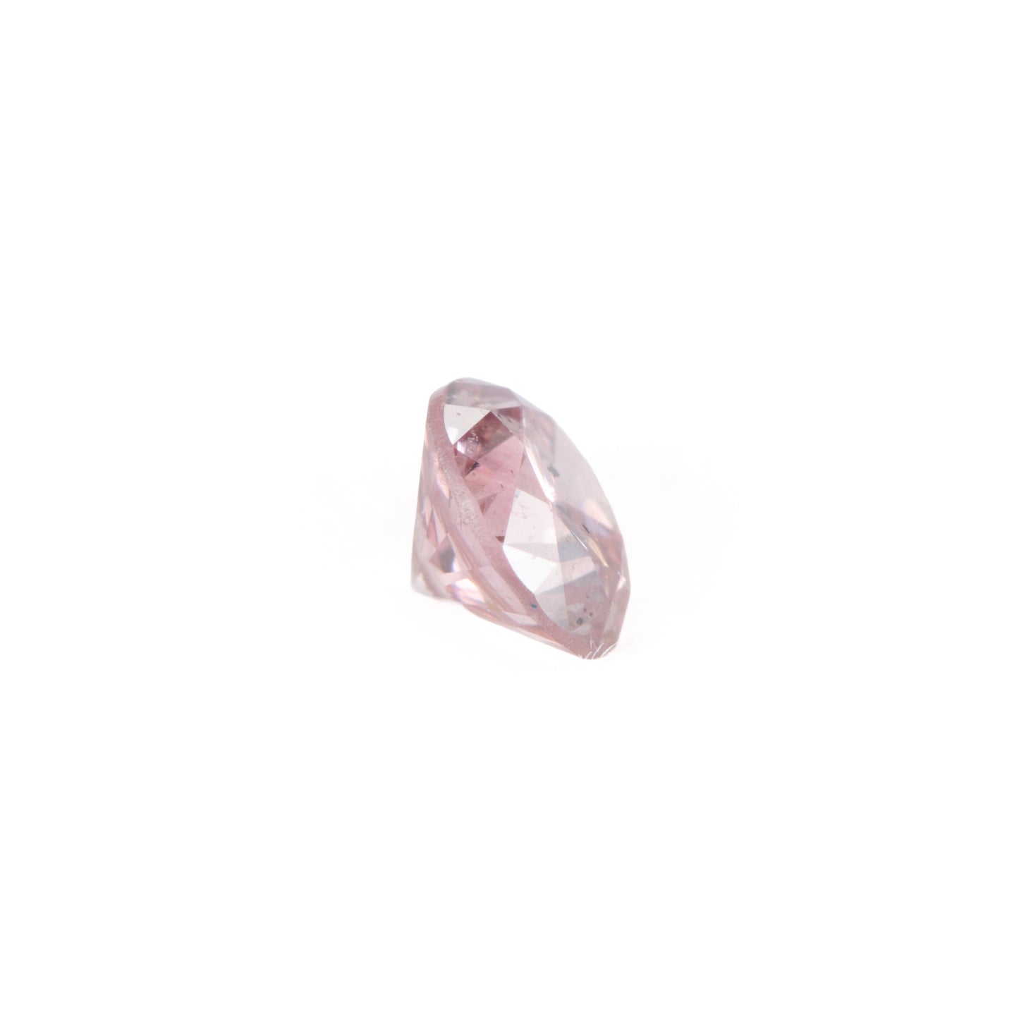 0.09ct Fancy Brownish Pink ファンシーブラウニッシュピンクダイヤモンド ラウンド GIA