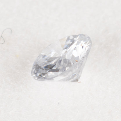 0.07ct ファンシーライトグレーブルー Fancy Light Gray Blue, GIA ラウンド