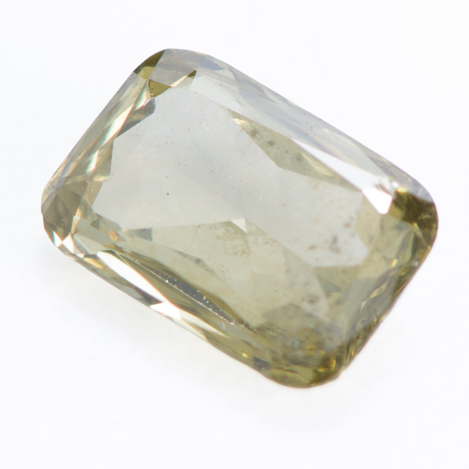 0.28ct, Fancy Dark Gray-Yellowish Green, CU, GIA, カメレオンダイヤモンド