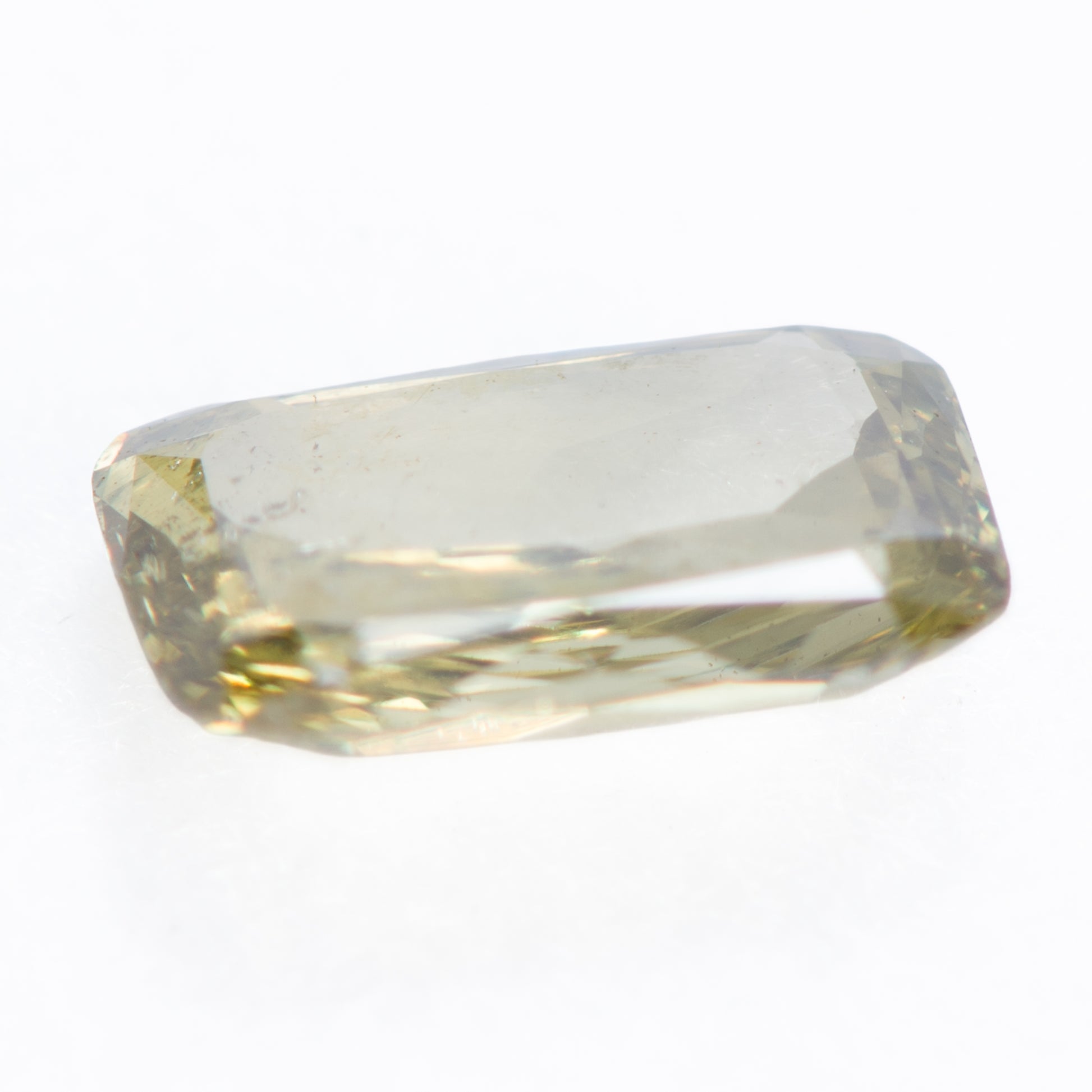 0.28ct, Fancy Dark Gray-Yellowish Green, CU, GIA, カメレオンダイヤモンド
