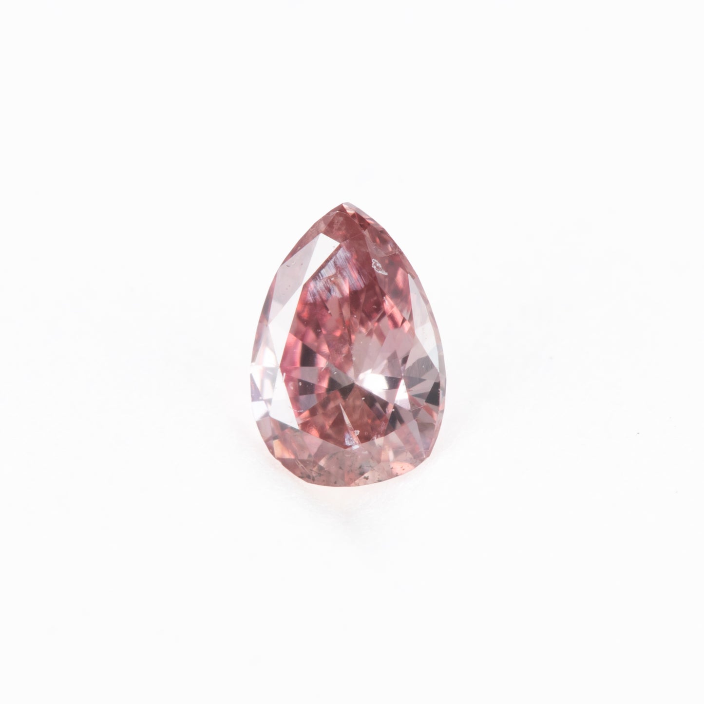 0.10ct Fancy Deep Pink ファンシーディープピンクダイヤモンド ペアシェイプ GIA