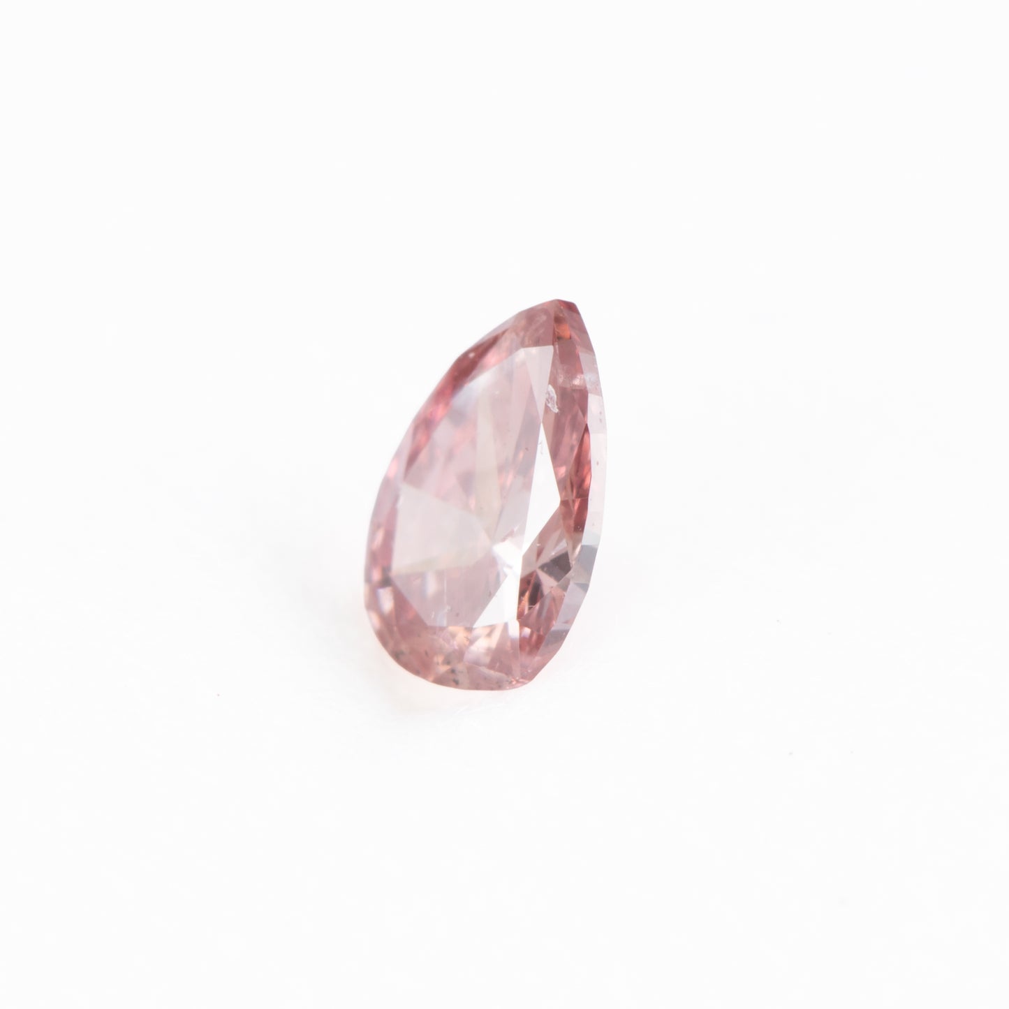 0.10ct Fancy Deep Pink ファンシーディープピンクダイヤモンドルース ペアシェイプ (I1)GIA
