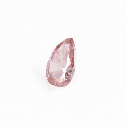 0.10ct Fancy Deep Pink ファンシーディープピンクダイヤモンドルース ペアシェイプ (I1)GIA