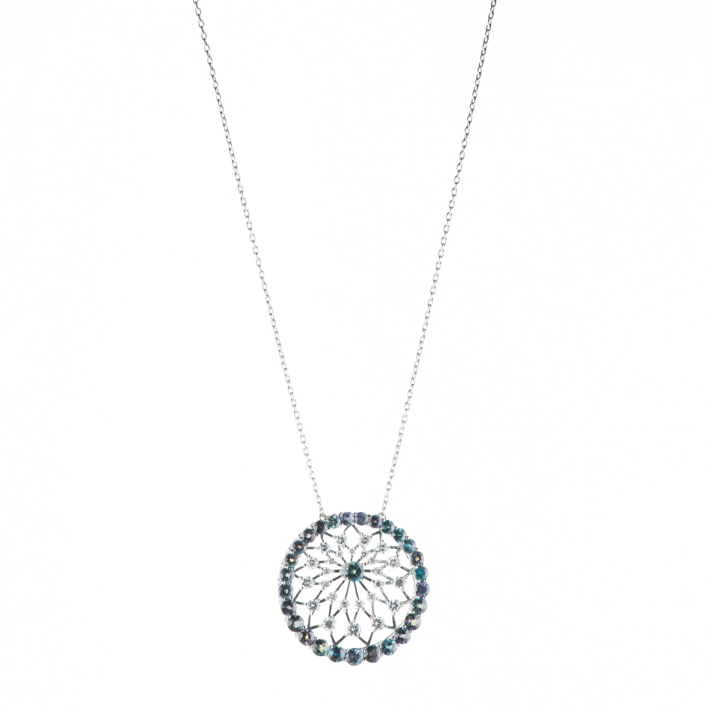 5ctアレキサンドライトプラチナペンダント AL:5.20ct D:1.51ct Pt900/850 GIA