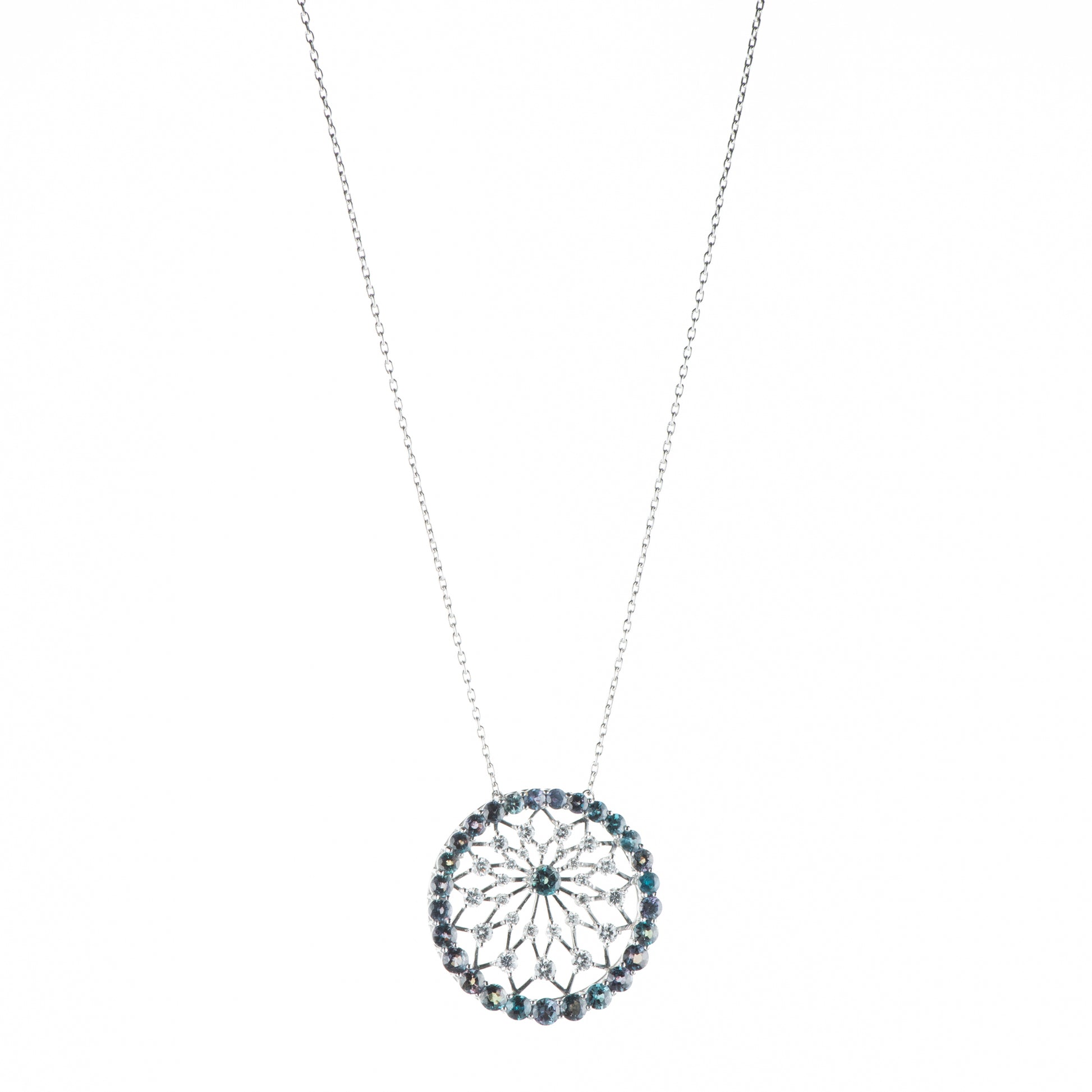 5ctアレキサンドライトプラチナペンダント AL:5.20ct D:1.51ct Pt900/850 GIA