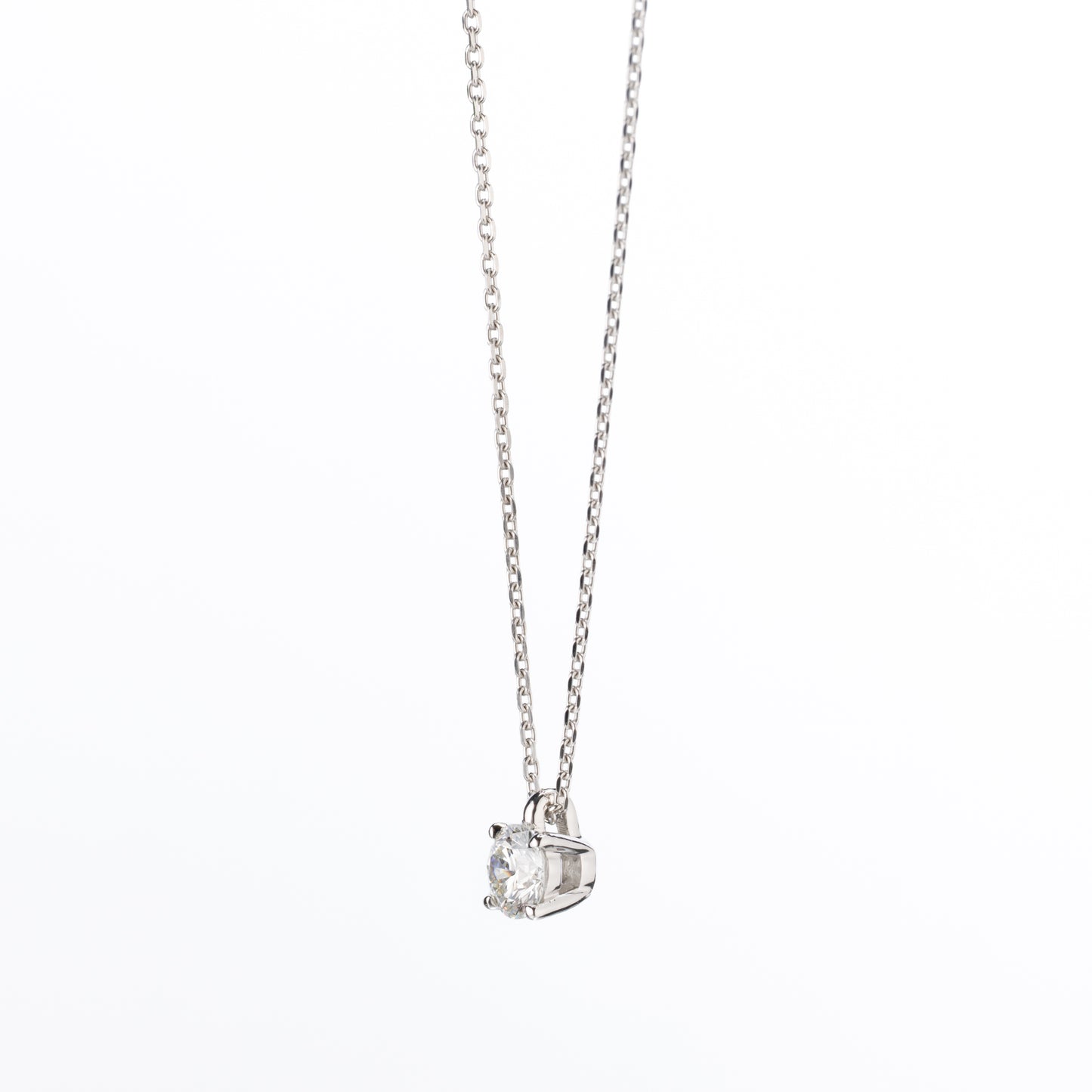 ZUISHO｜Pt950 一粒ダイヤモンド 0.36ct ペンダントネックレス (G/VS2/3Ex) GIA鑑定書付 Pt850 45cm 丸小豆チェーン