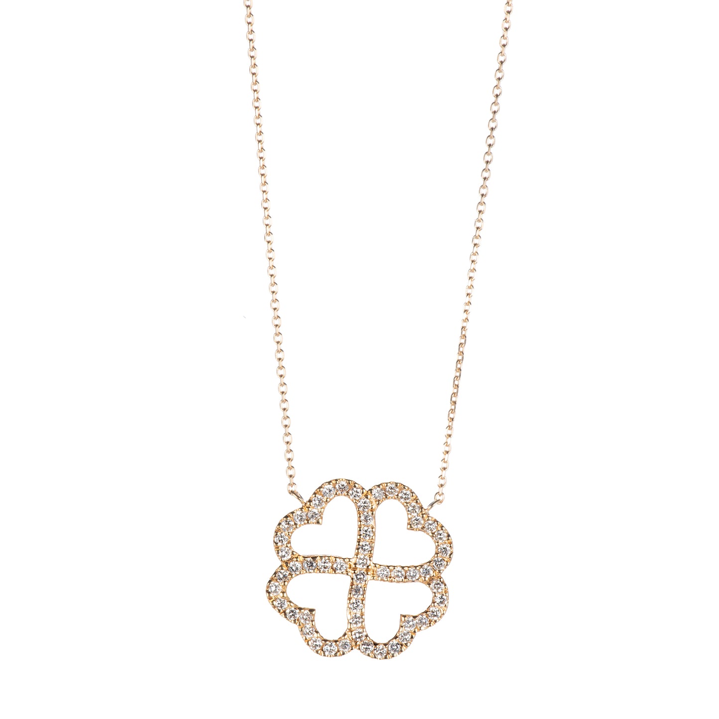 ダイヤモンド イエローゴールドペンダントネックレス D: 0.5ct K18YG