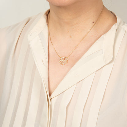 ダイヤモンド イエローゴールドペンダントネックレス D: 0.5ct K18YG