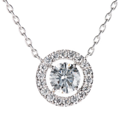 1.02ct Eカラー SI2 ダイヤモンドペンダント　プラチナ900/850製(1.02ct E SI2 Ex ) HRD