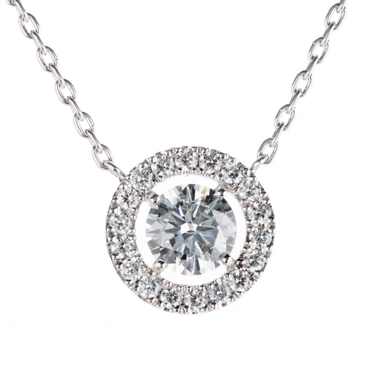 1.02ct Eカラー SI2 ダイヤモンドペンダント　プラチナ900/850製(1.02ct E SI2 Ex ) HRD