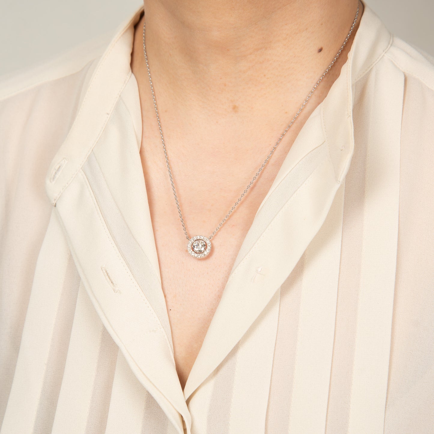 1.02ct Eカラー SI2 ダイヤモンドペンダント　プラチナ900/850製(1.02ct E SI2 Ex ) HRD