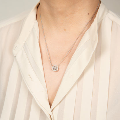 1.02ct Eカラー SI2 ダイヤモンドペンダント　プラチナ900/850製(1.02ct E SI2 Ex ) HRD