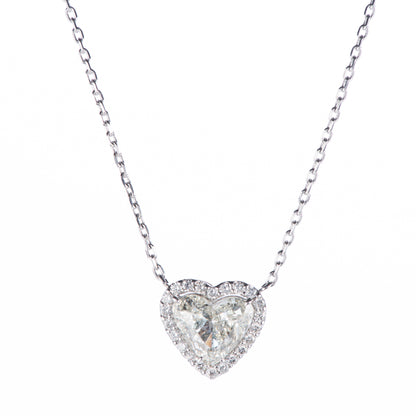 1.99ct Jカラー SI2 ダイヤモンドペンダント　プラチナ900/850製 (1.99ct J SI2 0.30ct Pt900/Pt850) CGL