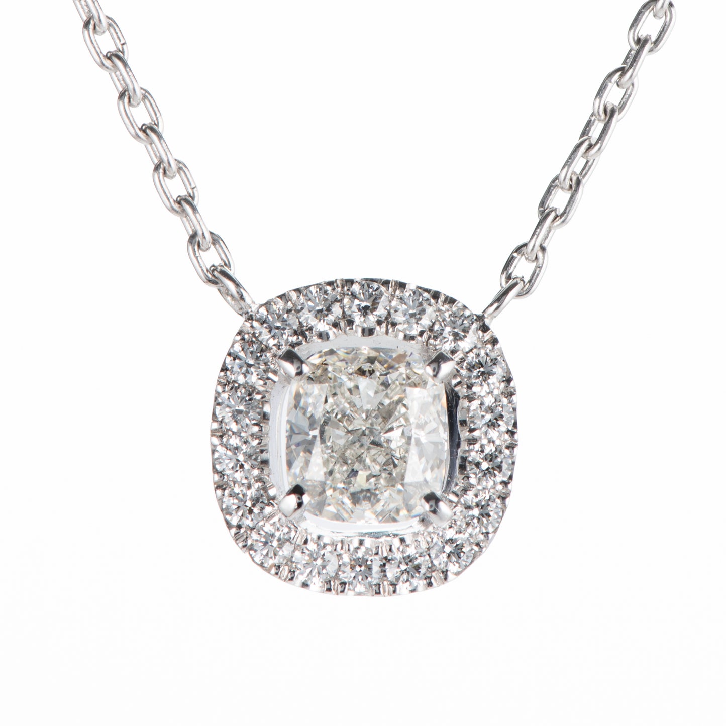 1.01ct Hカラー VS1 ダイヤモンドペンダント プラチナ950/850製 (1.01 H VS1 0.23ctPt950/Pt850 )GIA