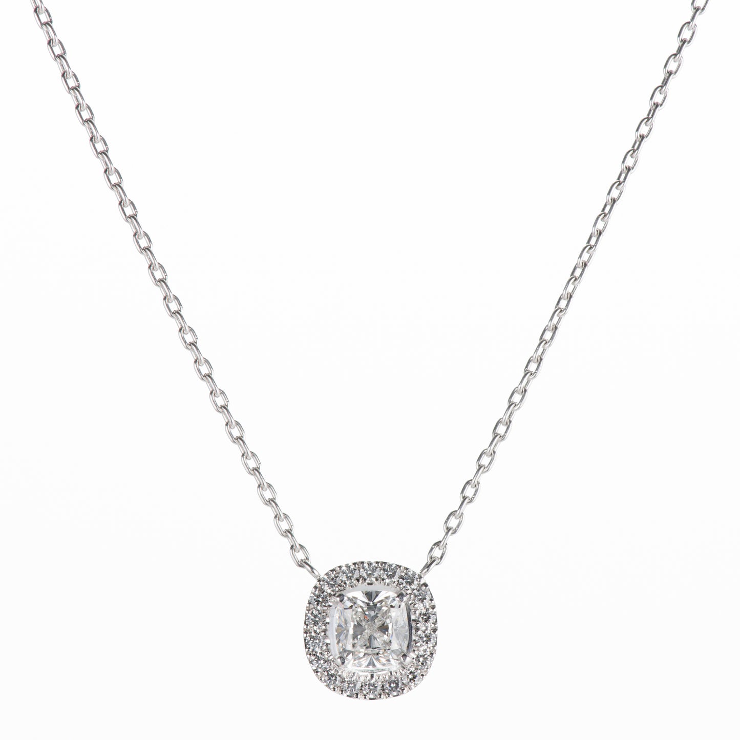 1.01ct Fカラー VS2 ダイヤモンドペンダント プラチナ950/850製(1.01 F VS2 0.23ctPt950/Pt850 )GIA