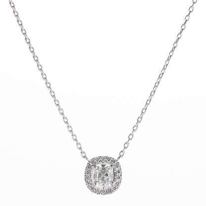 1.01ct Fカラー VS2 ダイヤモンドペンダント プラチナ950/850製(1.01 F VS2 0.23ctPt950/Pt850 )GIA