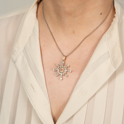 0.20ct ファンシーインテンスピンクダイヤモンドペンダントプラチナペンダントPD:0.457ct BD:0.065ct D: 1.63ct Pt950/850