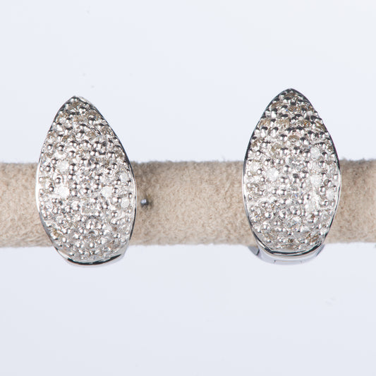 ダイヤモンド ホワイトゴールドリイヤリング D: 2.00ct (0.5ct D: ct )K18WG