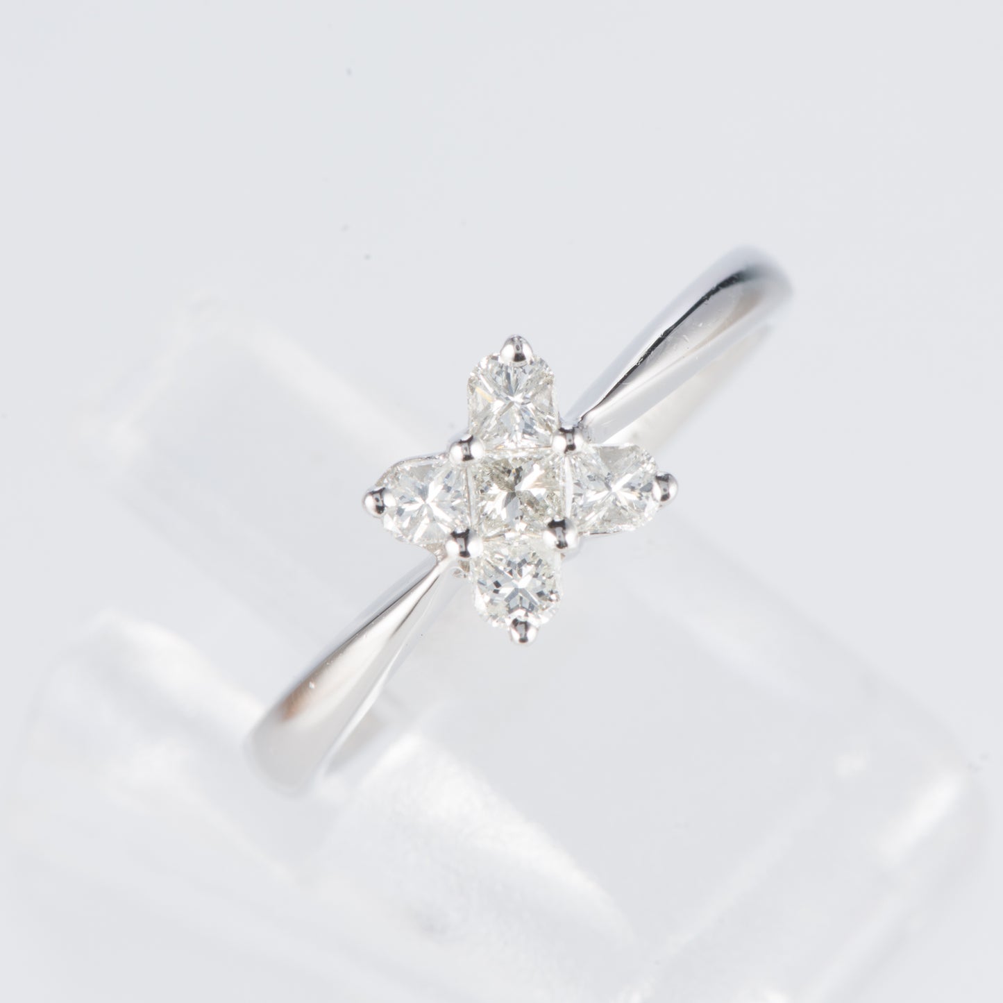 ダイヤモンド プラチナリング D: 0.39 ct