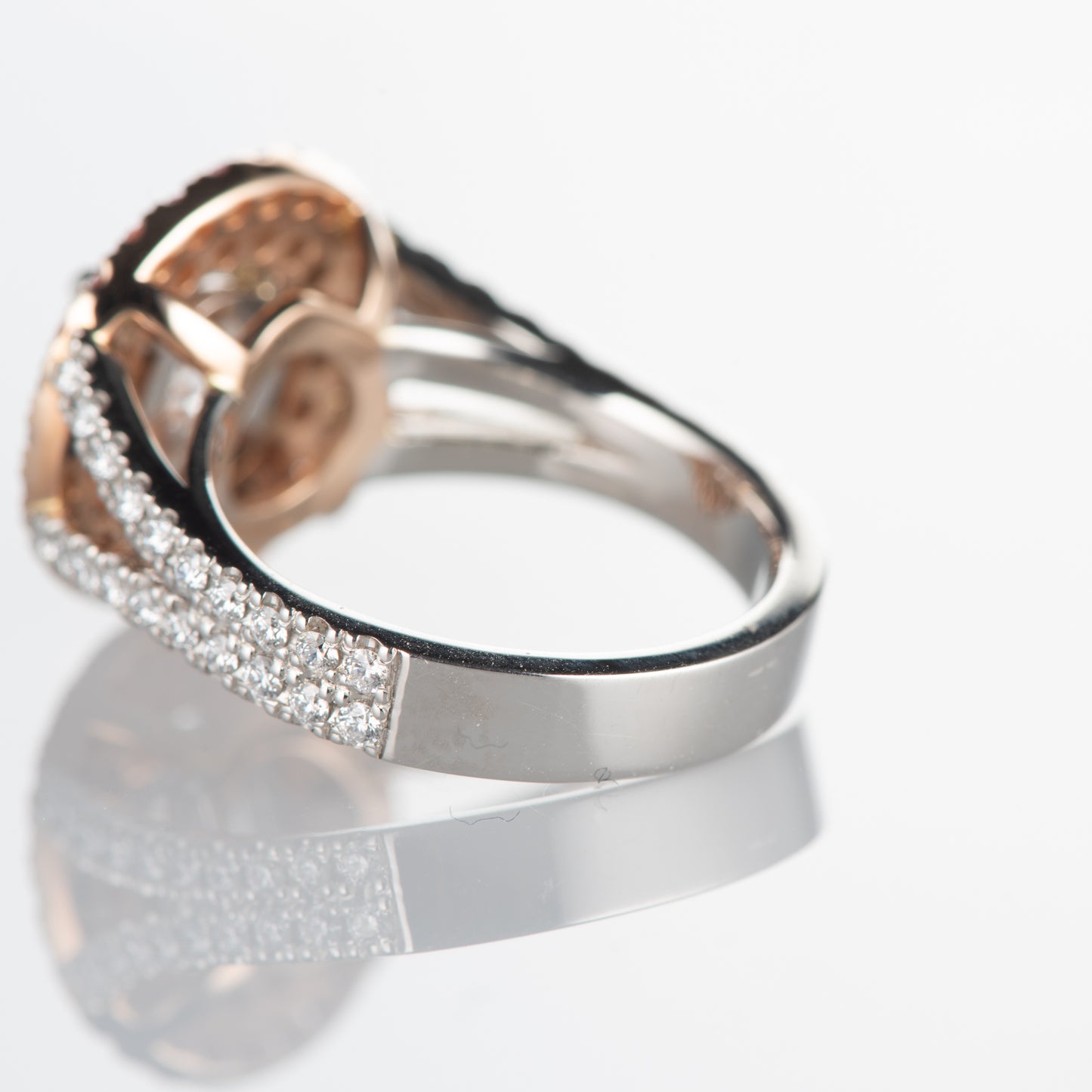 1.5ct D IF ダイヤモンxアーガイルピンクダイヤモンドダブルハローリング(1.58ct D IF AP0.41 / D0.39 GIA)