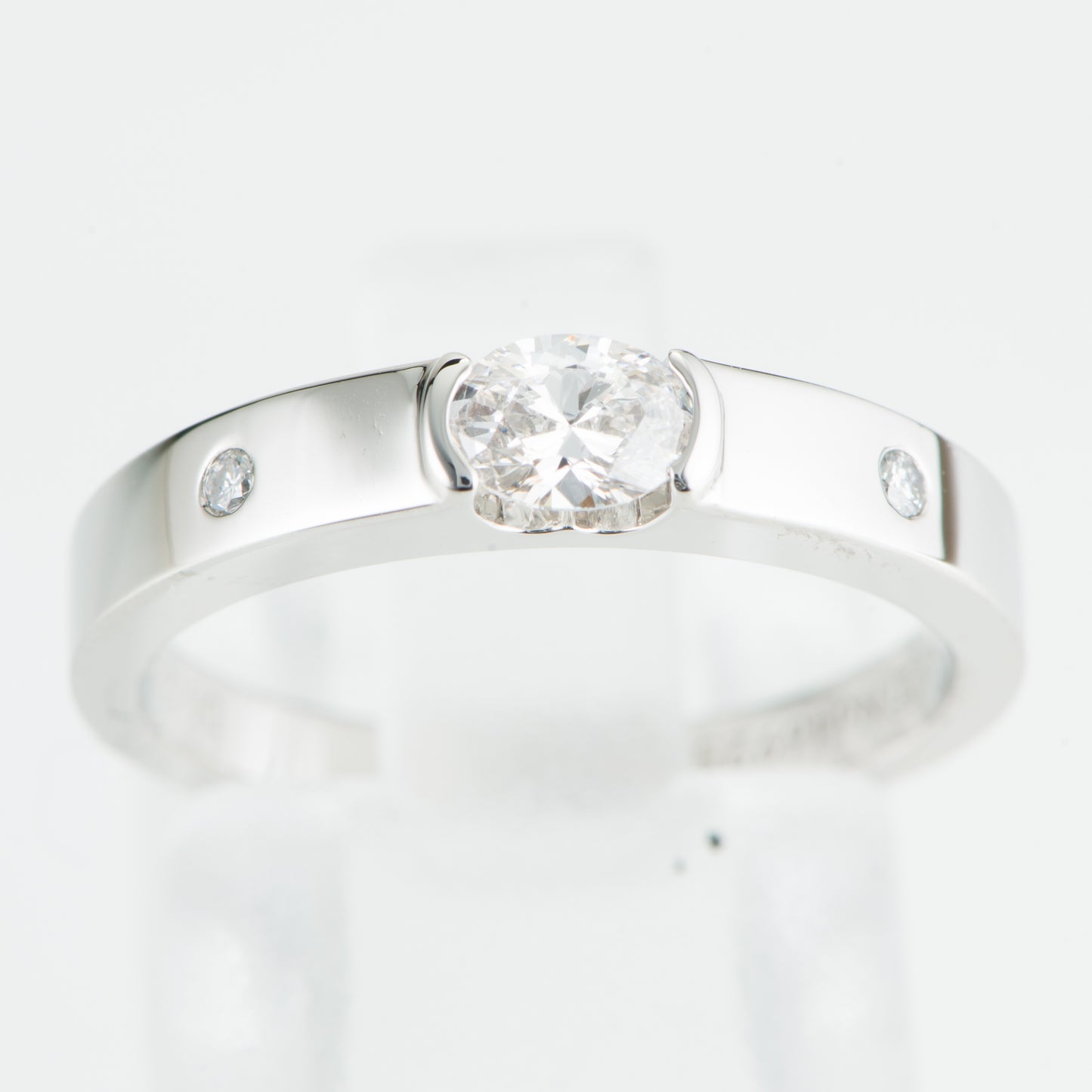 0.28ct Faint  Pinkish Brown フェイントピンキッシュブラウンダイヤモンドリング D 0.28ct D0.02ct Pt950 GIA