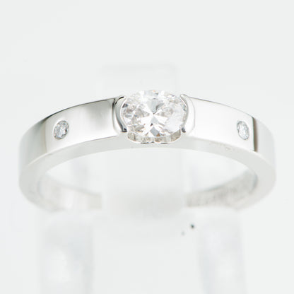 0.28ct Faint  Pinkish Brown フェイントピンキッシュブラウンダイヤモンドリング D 0.28ct D0.02ct Pt950 GIA