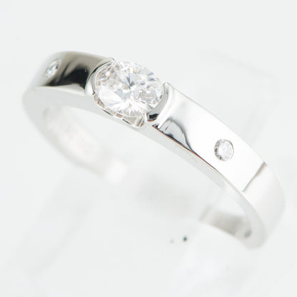 0.28ct Faint  Pinkish Brown フェイントピンキッシュブラウンダイヤモンドリング D 0.28ct D0.02ct Pt950 GIA