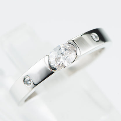 0.28ct Faint  Pinkish Brown フェイントピンキッシュブラウンダイヤモンドリング D 0.28ct D0.02ct Pt950 GIA